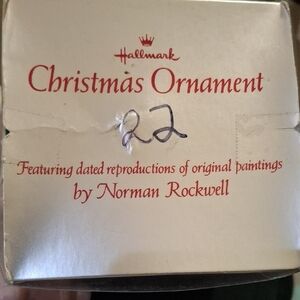 Hallmark Christmas Ornament  - Featuring Norman Rockwell 1975